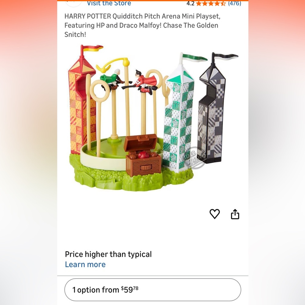 Quidditch Playset with Colorful Towers